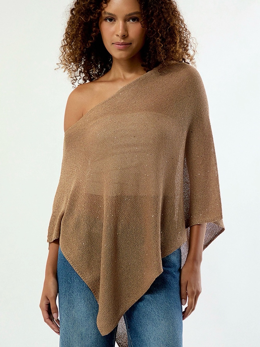 KRISTIN KONEFAL x Pac Artist Network Sequin Poncho